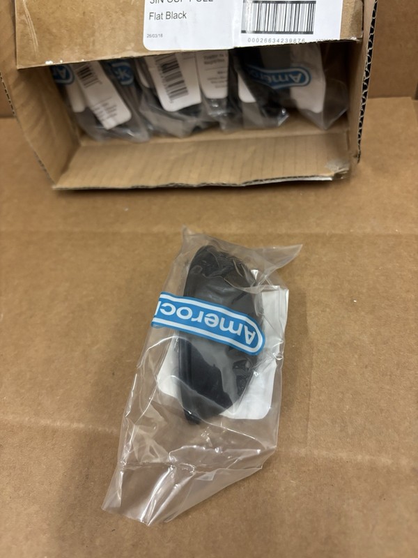 10-Pack Amerock 3” Cabinet Cup Pull Flat Black 10PK22094FB gallery