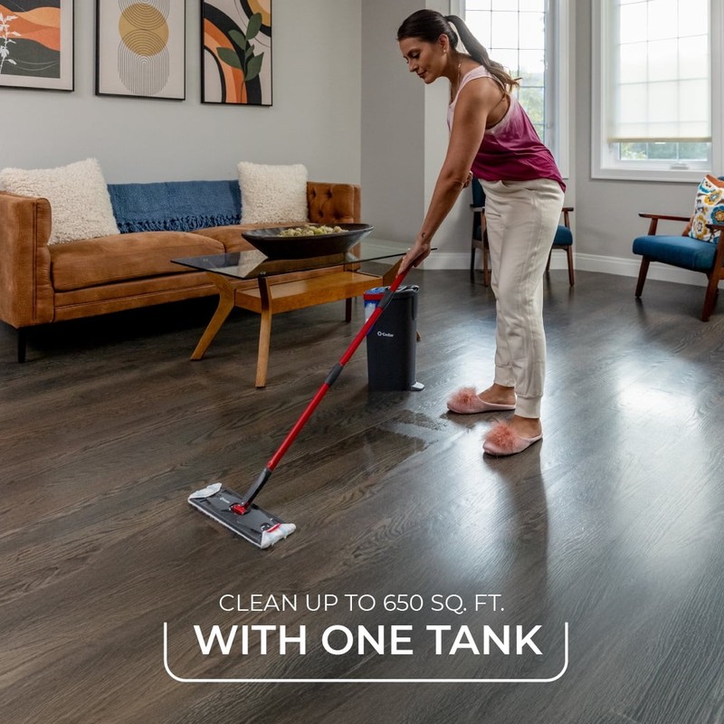 O-Cedar H2prO Flat Mop System | Quick Cleaning Tool | Clean with Clean Water gallery