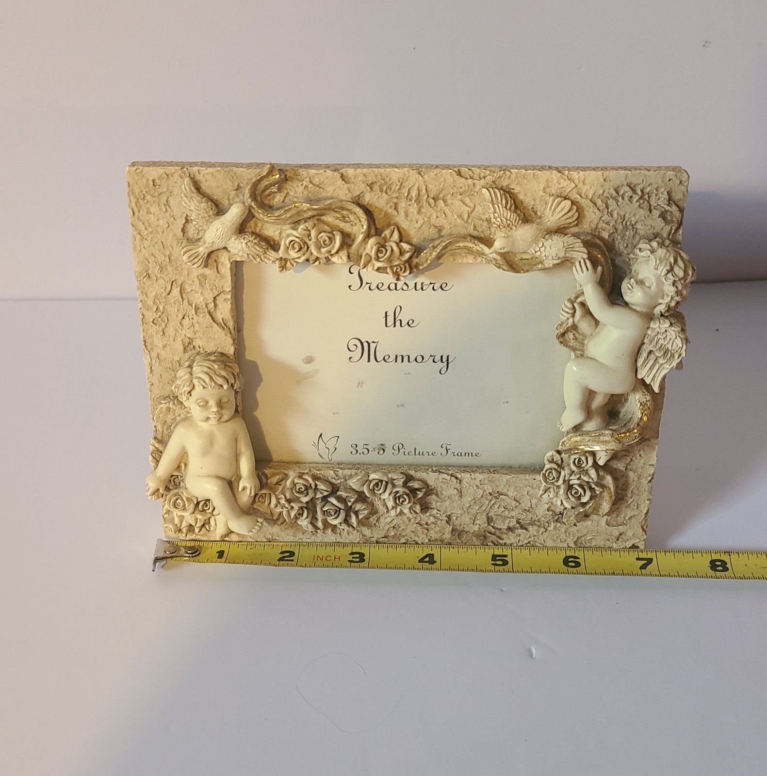 Ornate Cherub Angel 3D Picture Frame Resin Victorian gallery