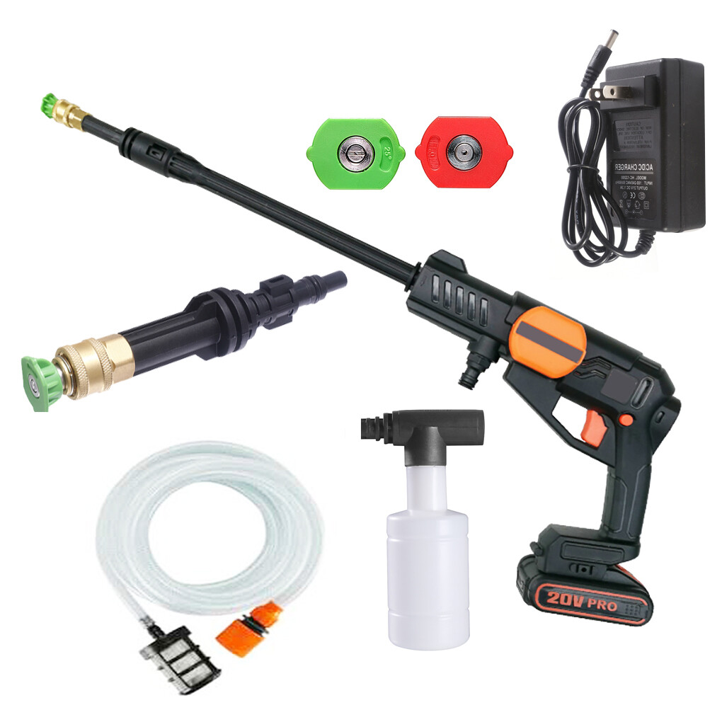 Cordless Pressure Washer Portable Power Cleaner 320 psi /2.0A Battery & Charger gallery