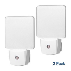 DEWENWILS 2 Pack LED Night Light – Auto On/Off Sensor, 30,000 Hours, Daylight
