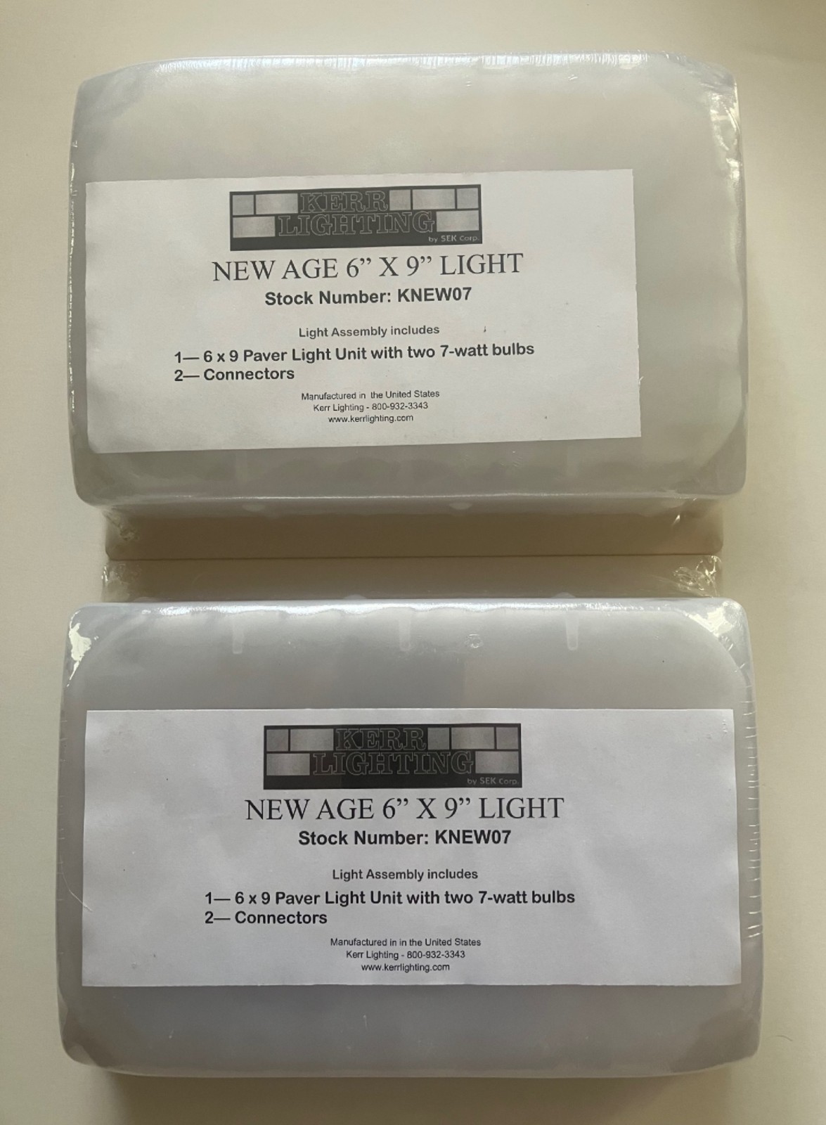 (2-Pack) Kerr Lighting New Age Paver Light (6.25" x 9.25") for Driveways +. gallery