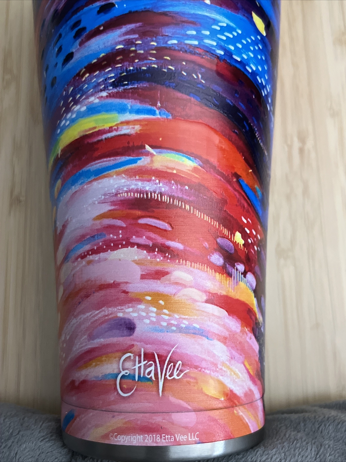 TERVIS ETTA VEE HAPPY ABSTRACT TUMBLER 30 FL. OZ. 8 HRS. HOT/24 HRS. COLD NEW!! gallery