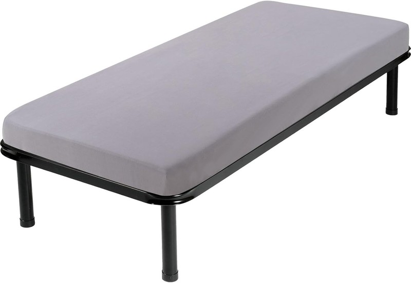 Cot Sheets 30" x 80" Size Sheet Fitted for Narrow 30 x 80, Gray gallery