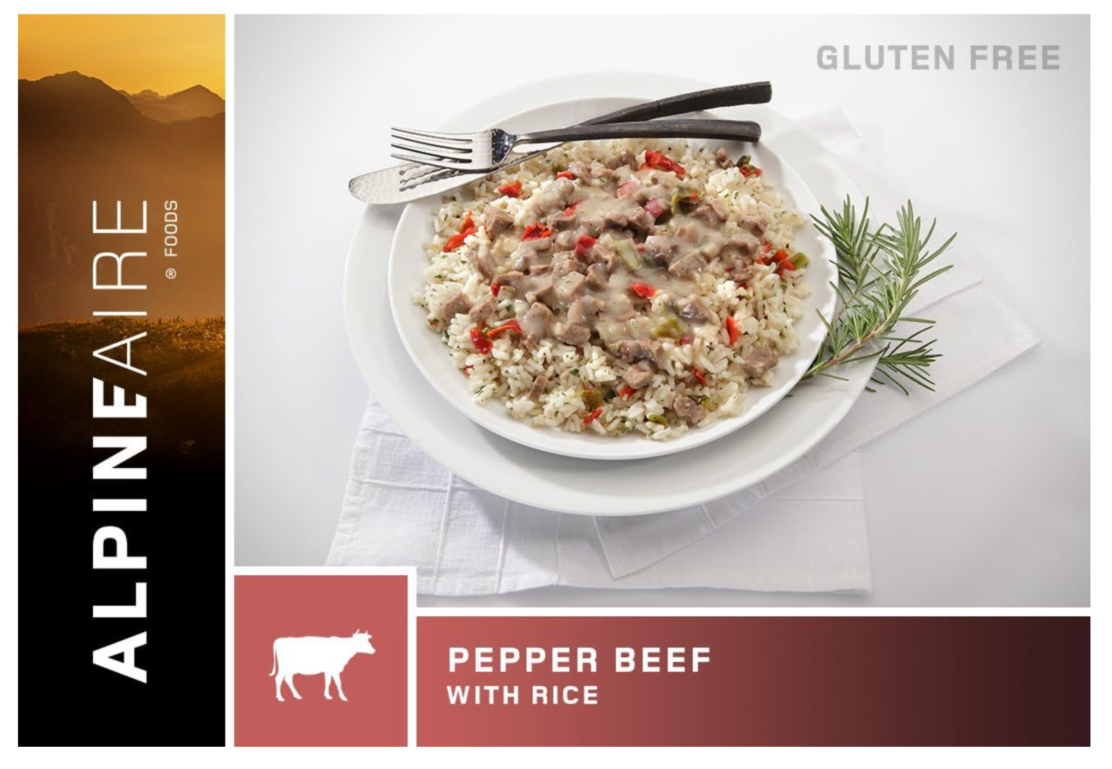 AlpineAire Foods Pepper Beef with Rice-Dried/Dehydrated Entrée Meal - pack of 6 gallery