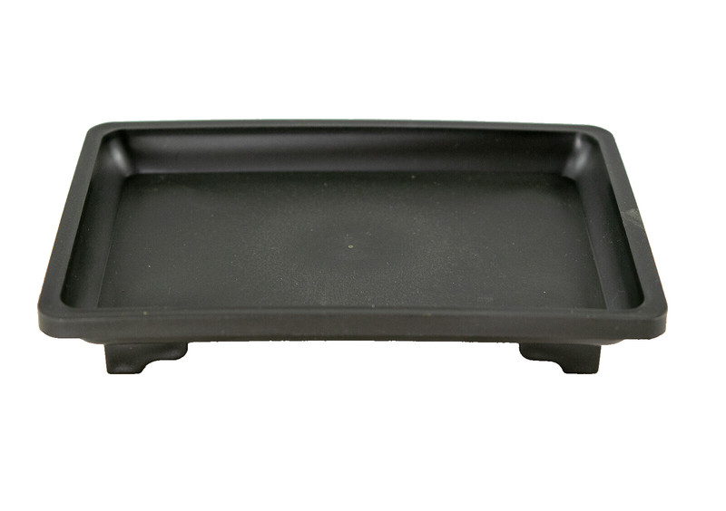 4 Rectangular Plastic Humidity / Drip Tray for Bonsai Tree 5.25"x 3.75"x 0.75" gallery