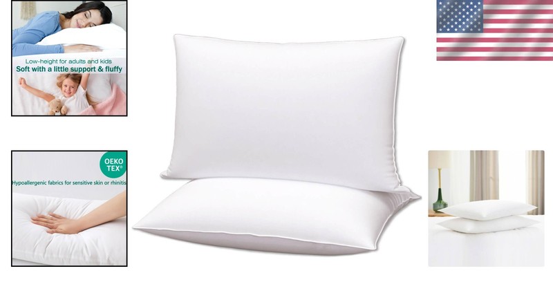 Cloud-Like Extra Soft Down Alternative Pillows - Standard/Queen Size Set of 2 gallery