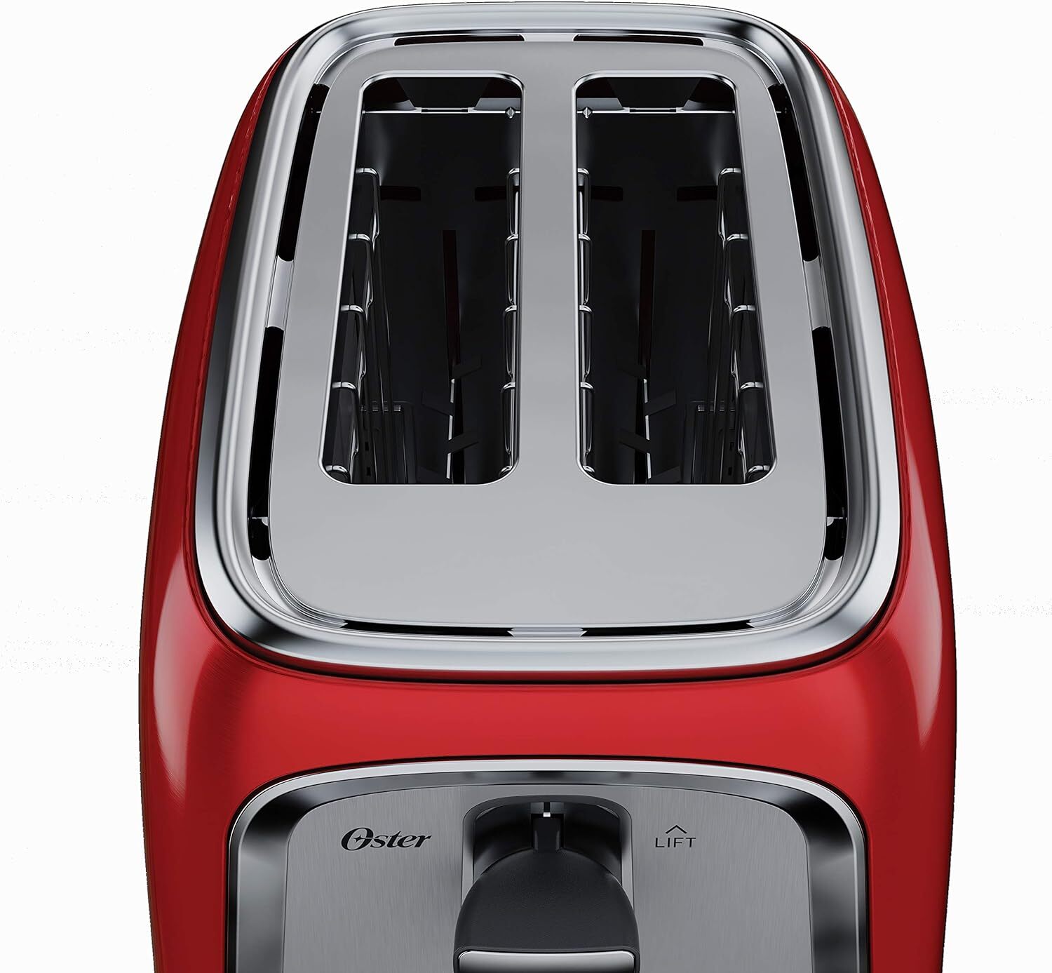 Oster 2-Slice Toaster Candy Apple Red Advanced Toast Tech for Bread & Bagels gallery
