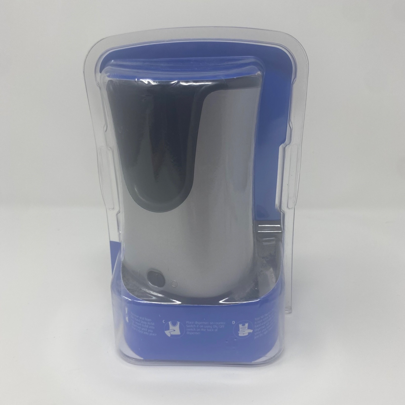 Lysol No-Touch Hand Soap Dispenser Only Silver New SEALED Discontinued Product gallery