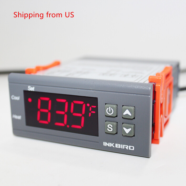 Inkbird ITC-1000 12V 10A Temperature Controller ON/OFF Thermostat Heat Cool US gallery