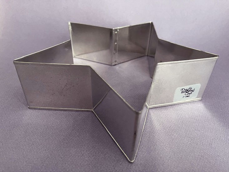 THE PAMPERED CHEF STAR FORM/ INSERT MOLD #1545, 8-1/4", CHILE NEW-UNUSED W/O BOX gallery