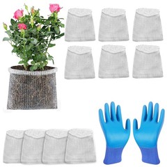 10 PCS Gopher Baskets 5 Gallon Root Guard Mesh Cages Stainless Steel