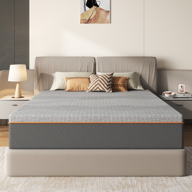 14" Full/Queen/King Size Memory Foam Mattress Medium Soft CertiPUR-US Certified gallery