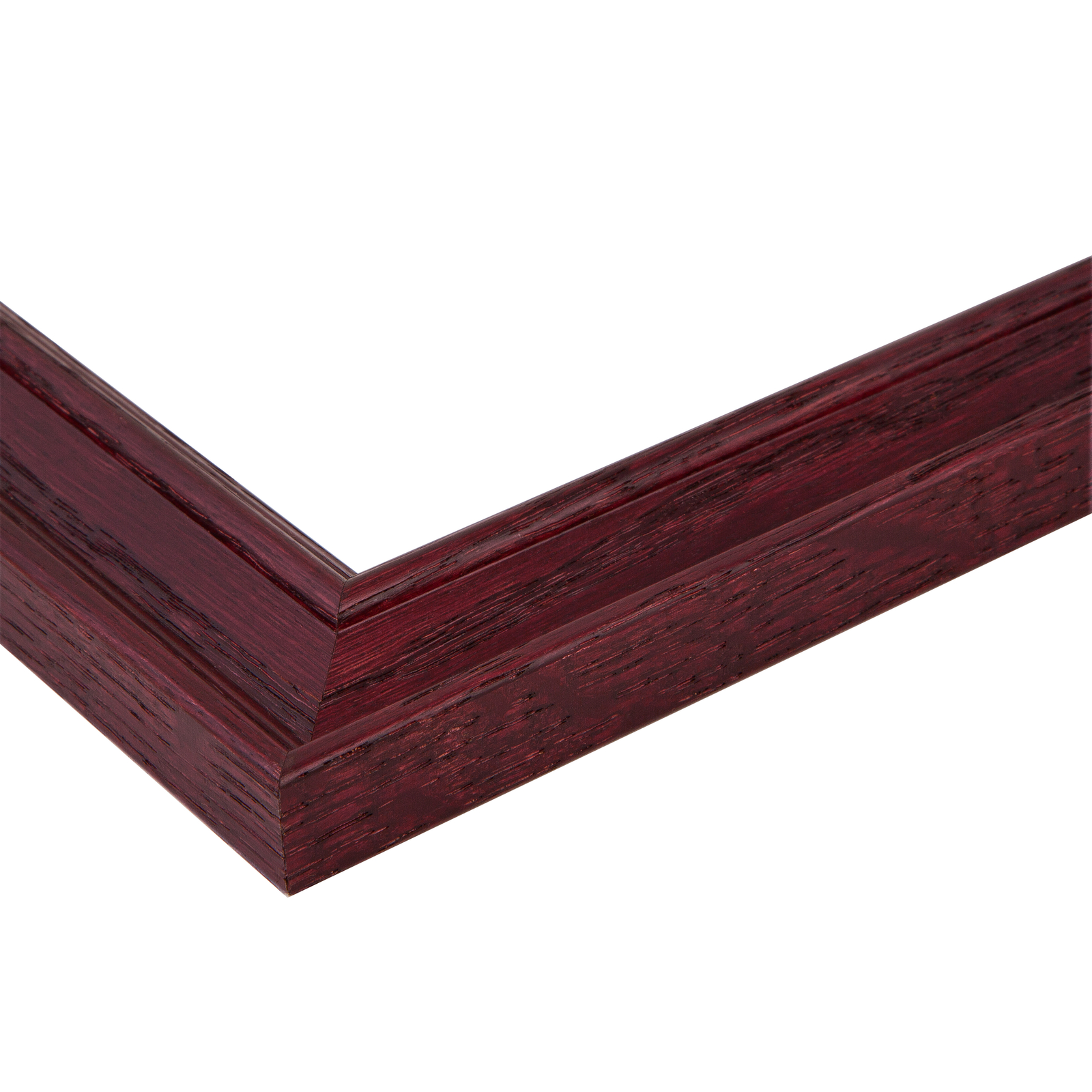 ArtToFrames Custom Picture Poster Frame Red Cherry Stain 1.5" Wide Wood gallery