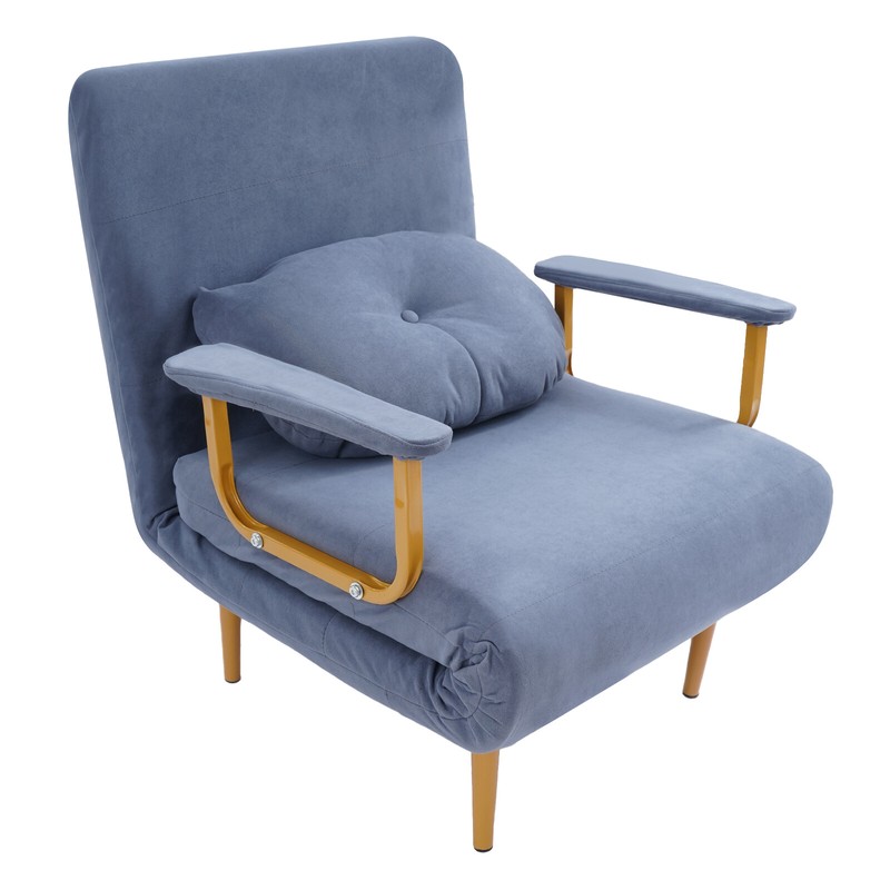 Premium Iron Sponge Folding Sofa Bed 68x190cm Rust-proof For Indoor Places gallery