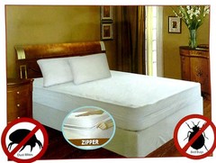 Bed Bug HYPOALLERGENIC Waterproof Zippered Vinyl Mattress Cover Protector 4 Size