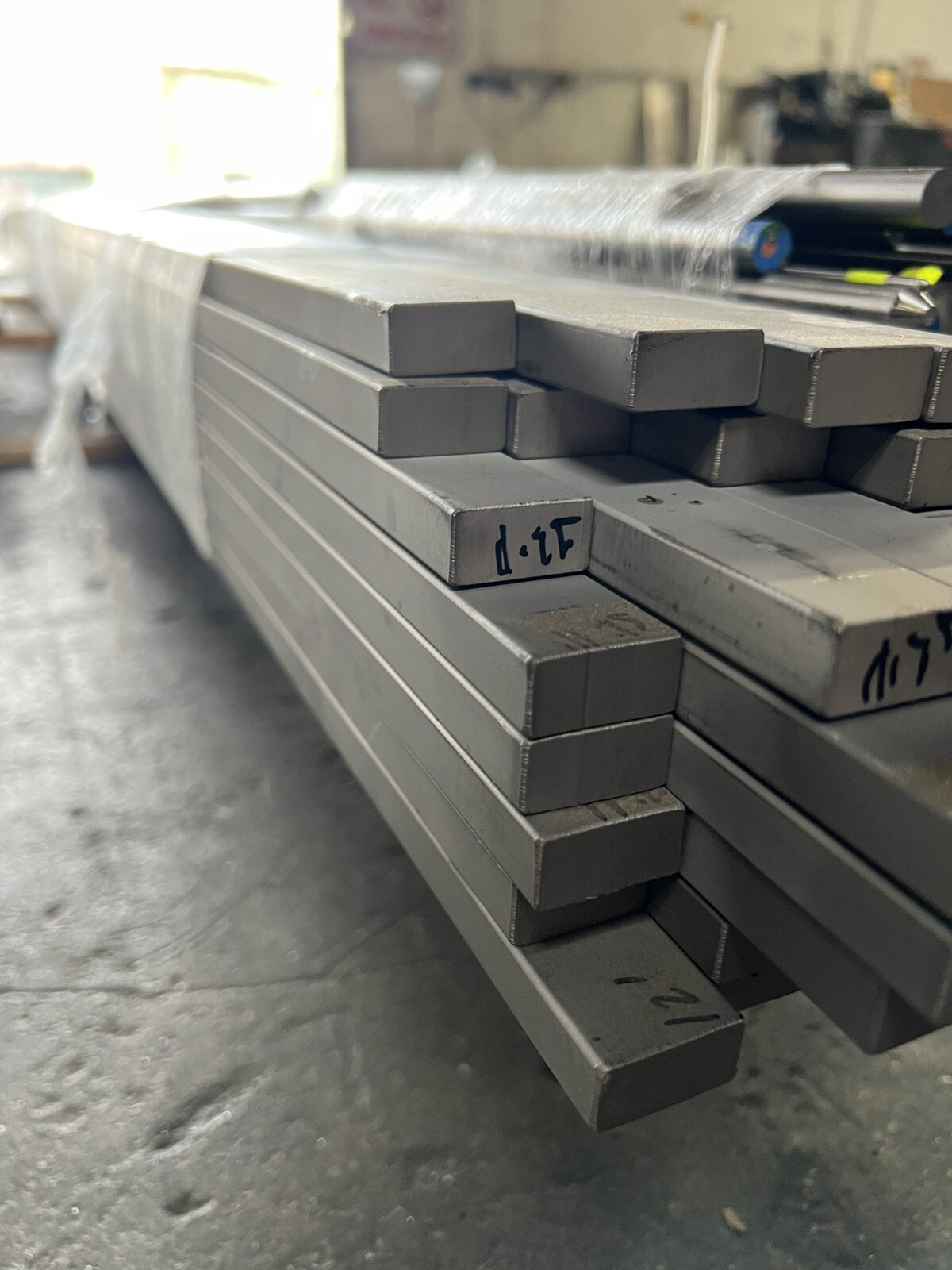 .500" x 1" Inch Flat Titanium Round Bar 1 to 8" Long 6Al4V Mill Stock gallery
