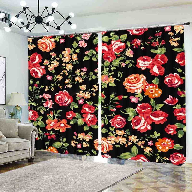 Circle Implication 3D Curtain Blockout Photo Printing Curtains Drape abric gallery