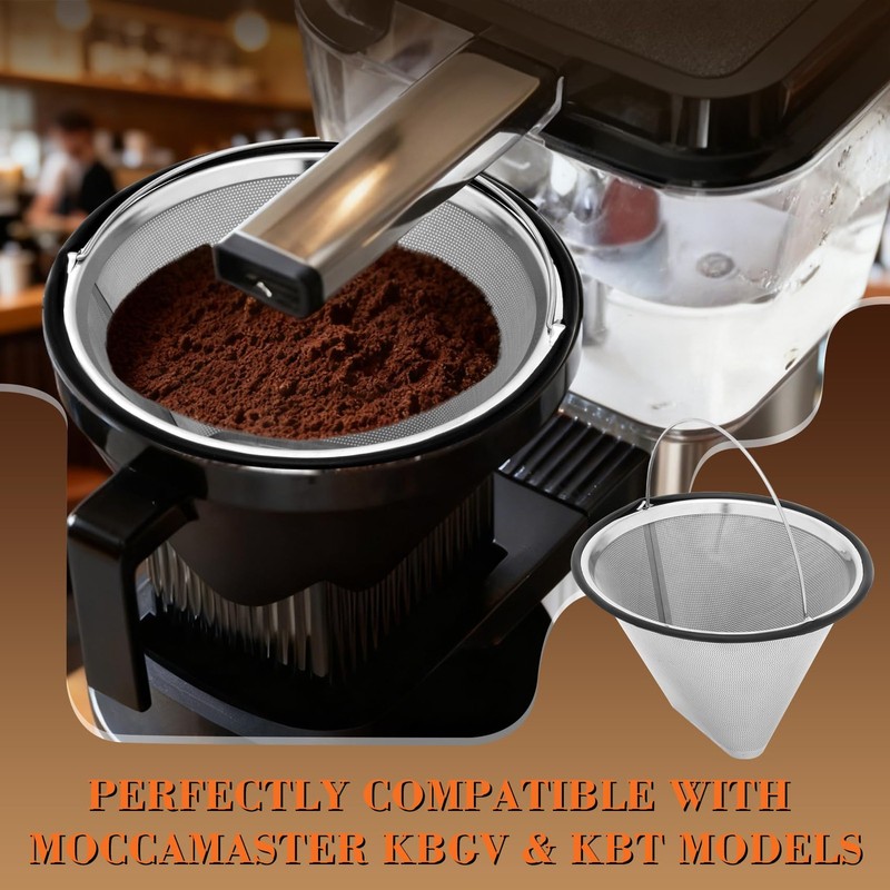 Reusable #4 Coffee Filter for Technivorm Moccamaster KBGV, KBT, Durable Metal... gallery