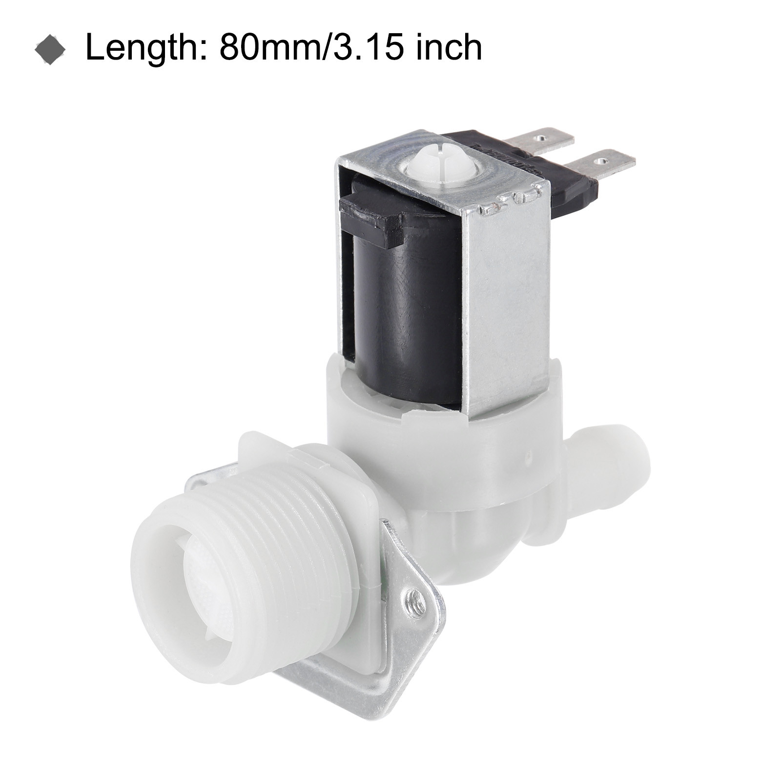 Water Inlet Valve Ice Maker Water Inlet Solenoid Valve for Ice Maker 80mm White gallery
