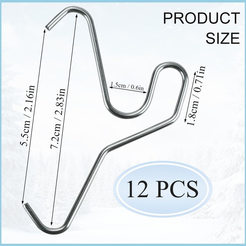 Brick Hook Stainless Steel Wall Clips for Hanging Fit 2-1/4 to 2-2/5 Inch Hig... gallery