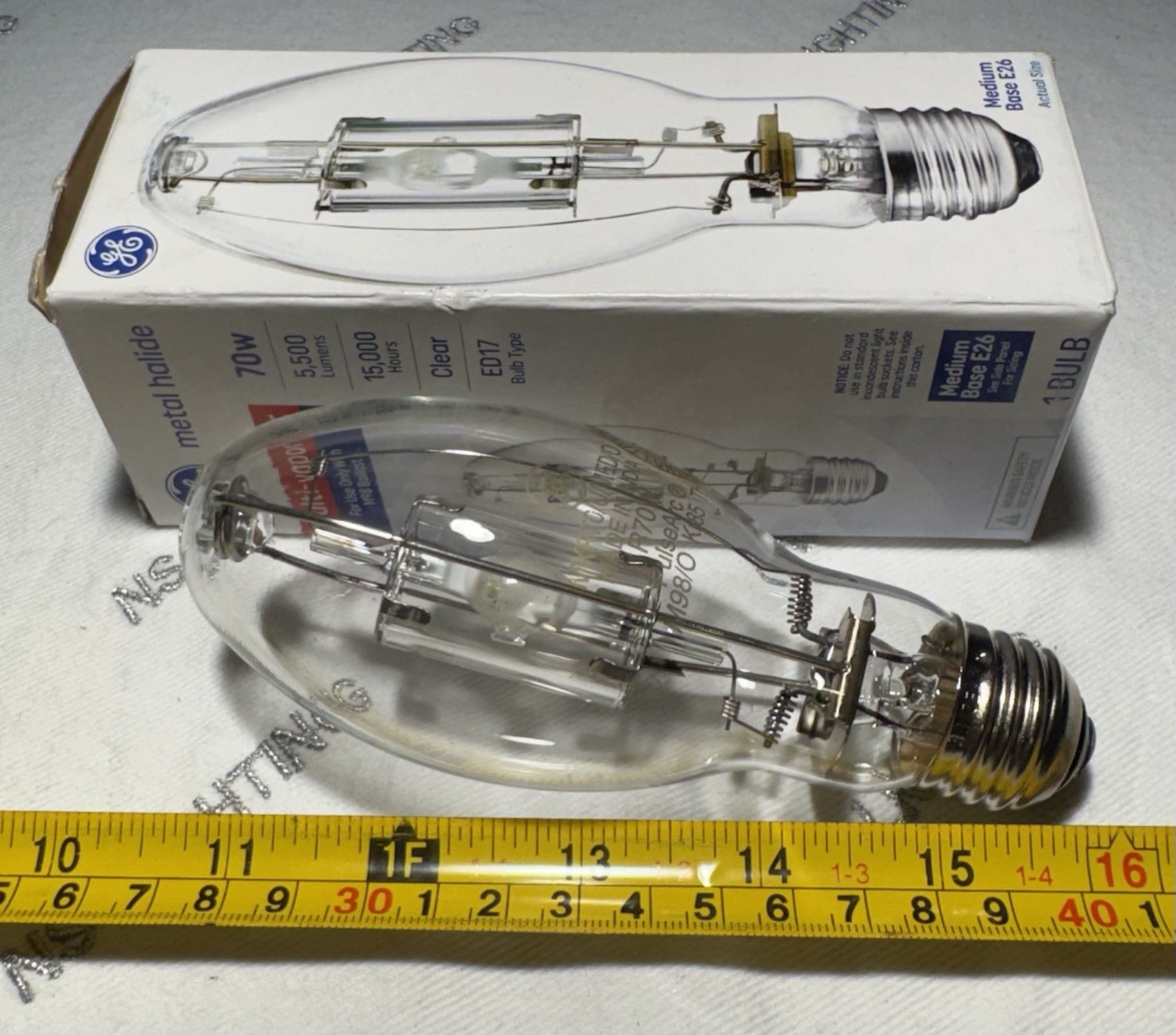GE 70W Metal Halide Multi Vapor Lamp E26 Base gallery
