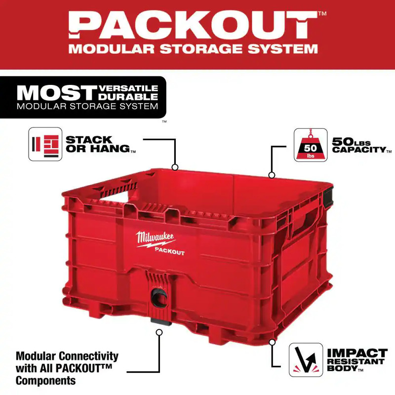 PACKOUT 22 In. Rolling Modular Tool Box LP Handle,22 In. Large Tool Box,18.6 In. gallery