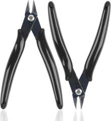 2 Pack Micro Wire Cutters, 5 Inches Flush Cutters Pliers, Diagonal Side Cutters