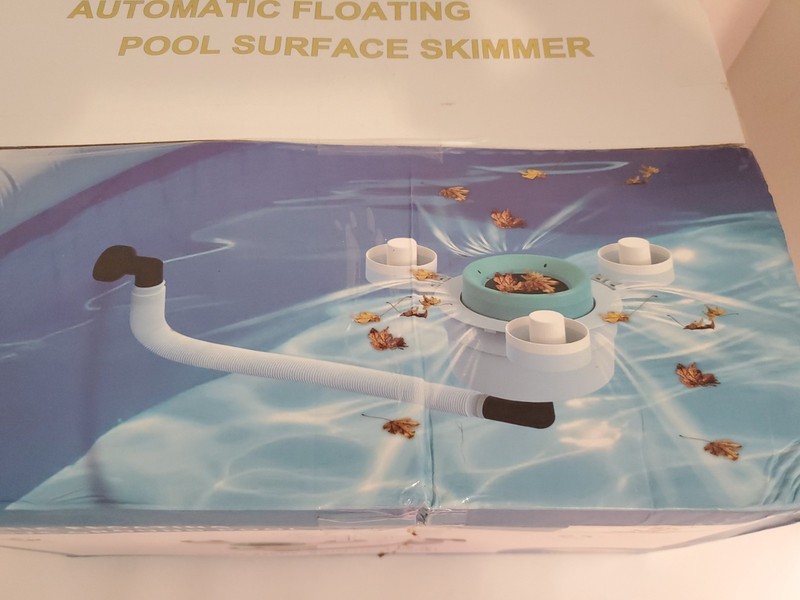 Tri-Float Pool Skimmer - Automatic Surface Cleaner for Above Ground Pools gallery