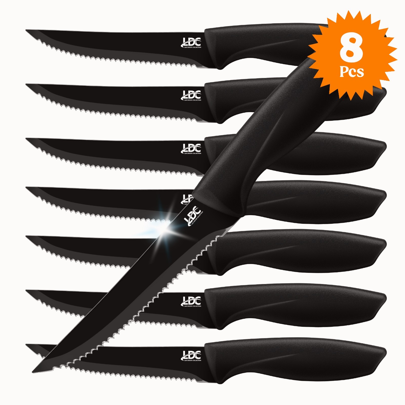 Knives Set Serrated Stainless Steel Steak Kitchen Chef Cutlery Sharp Knifes gallery