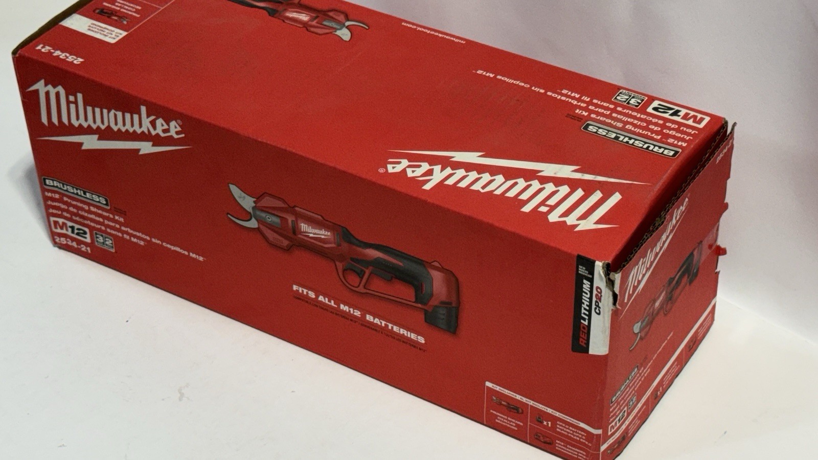 Milwaukee Tool 2534-21 Pruning Shears Kit, 1-1/4 In Cut Cap, Sk5 Steel 2-1/4 In gallery