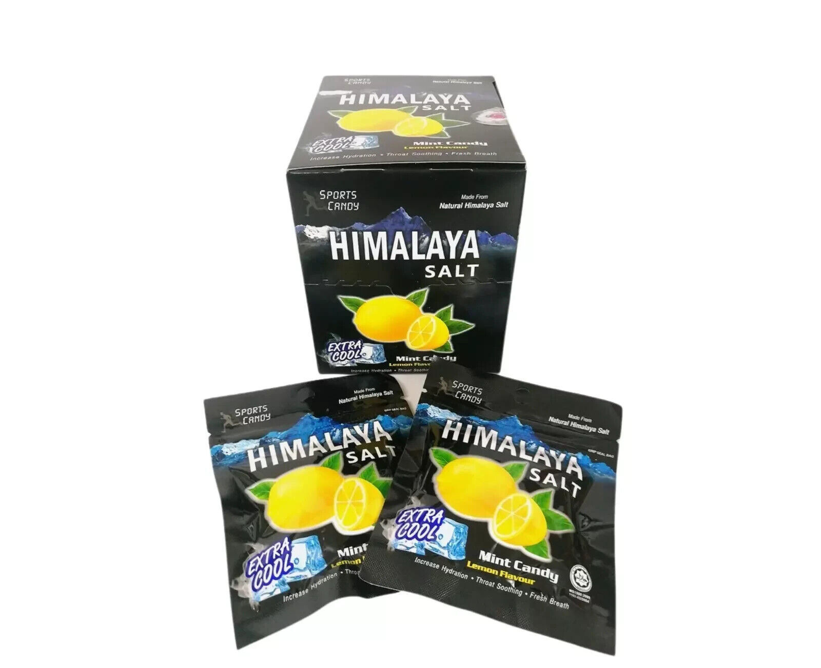 2 Box Himalaya Salt Sport Candy Mint Lemon Flavor Genuine (15g x 12 pack) gallery