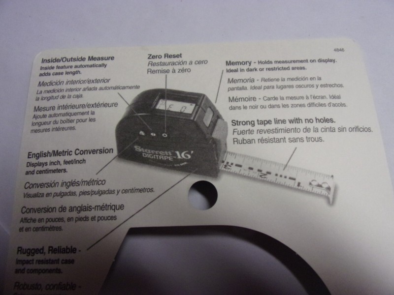 STARRETT "Digitape" 16' Electronic Tape Measure New FREE S & H gallery
