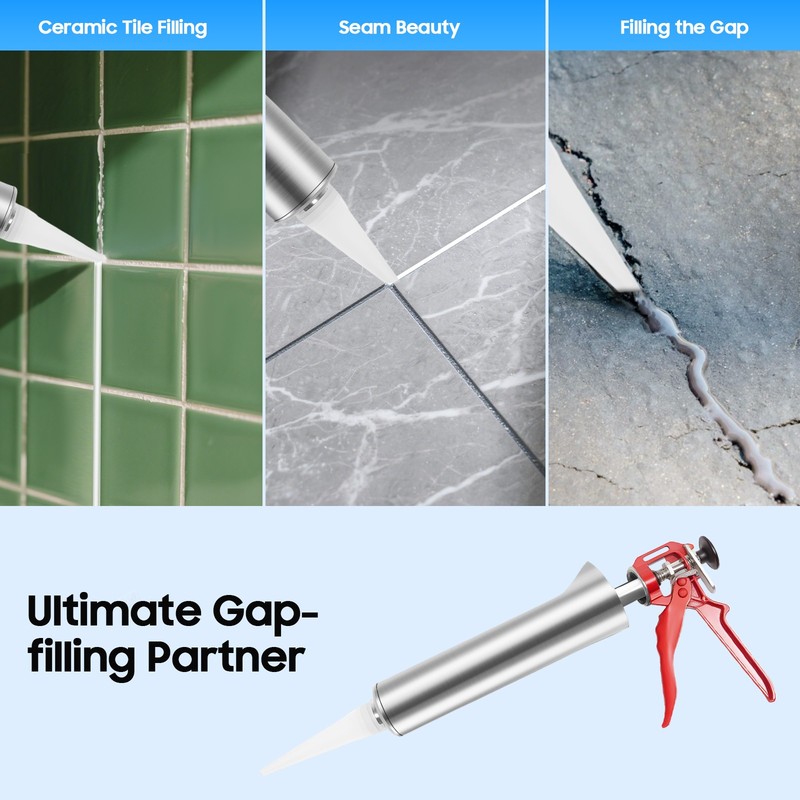 Cement Grout Mortar Pointing Grouting Gun Sprayer Applicator Tool W/2 Nozzle gallery