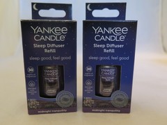 Yankee Candle Sleep Diffuser Refill – Lot of 2 – Midnight Tranquility – New – b1
