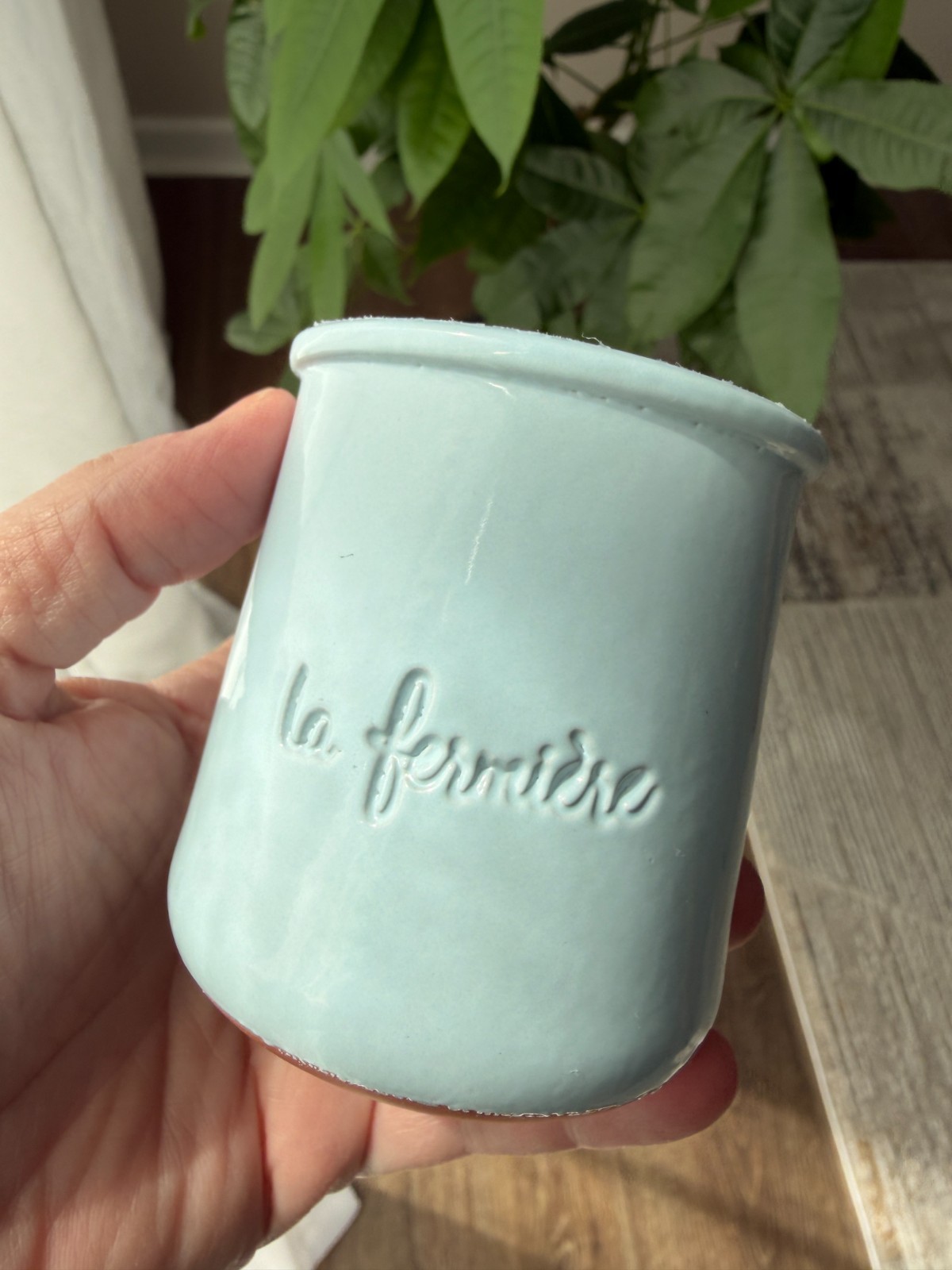 Pastel Limited Edition Sky Blue Summer La Fermiere Crock Pot Jar Terracotta gallery