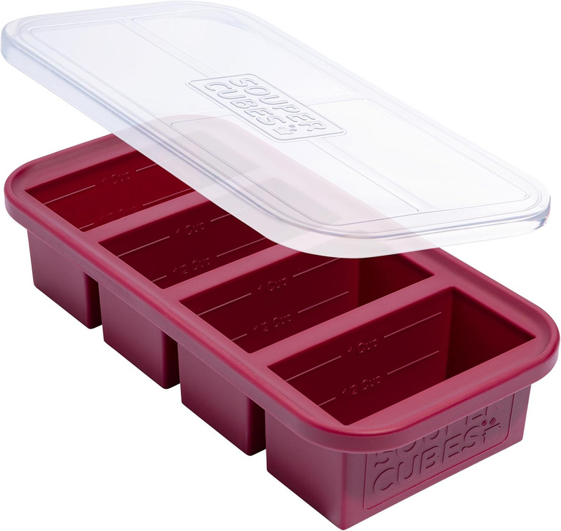 1 Cup Silicone Freezer Molds - Soup Cubes Perfect for Storing Broth, Rice, Lefto gallery