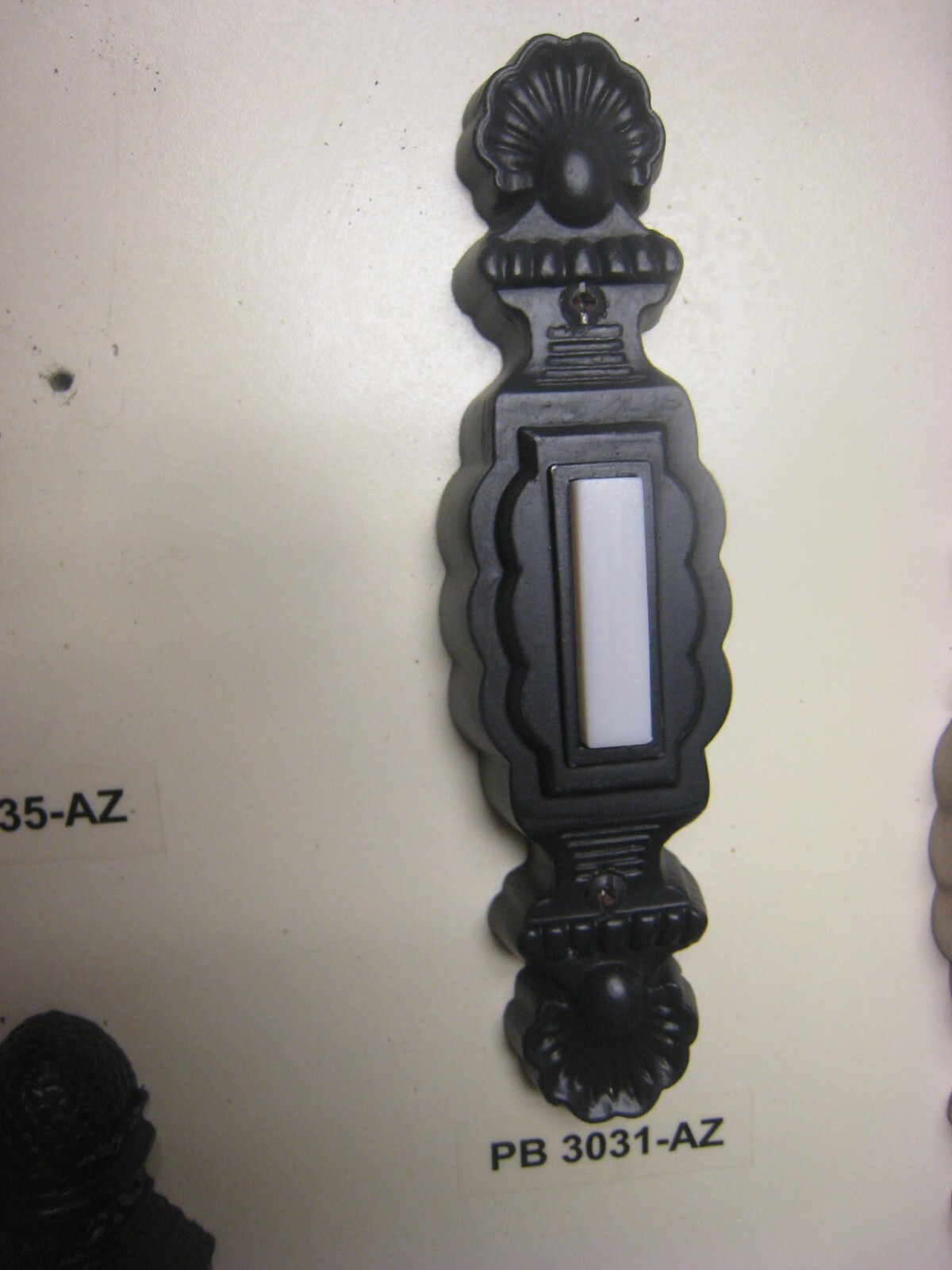 Teiber CRAFTMADE #PB3031-AZ Doorbell Pushbutton Antique BRONZE With Light gallery
