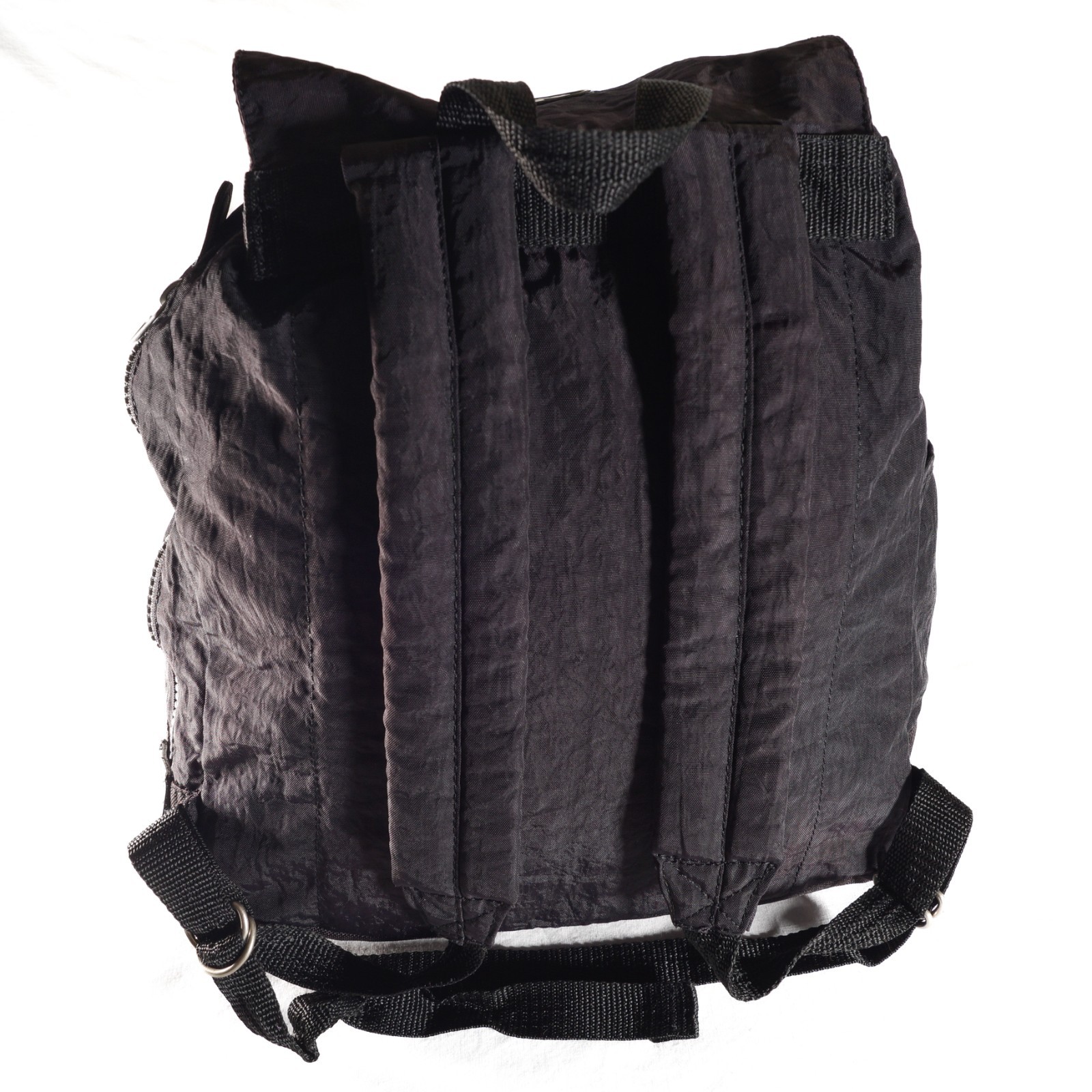 Outbrook Backpack Daypack Black Nylon Drawstring Top Lightweight 5