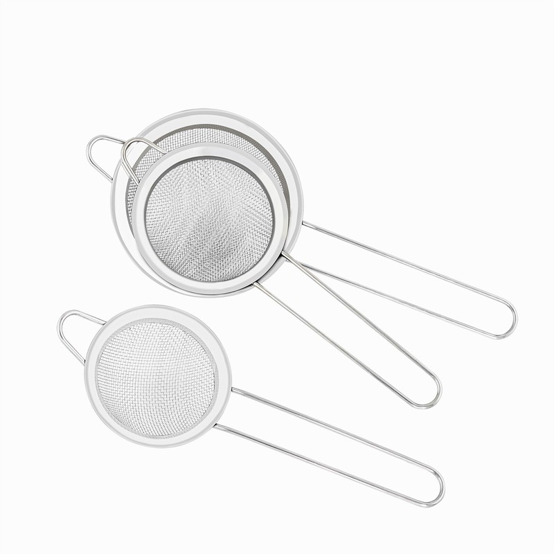 3PCS Kitchen Fine Mesh Strainer Stainless Steel Liquid Colander Sieve Strainer gallery