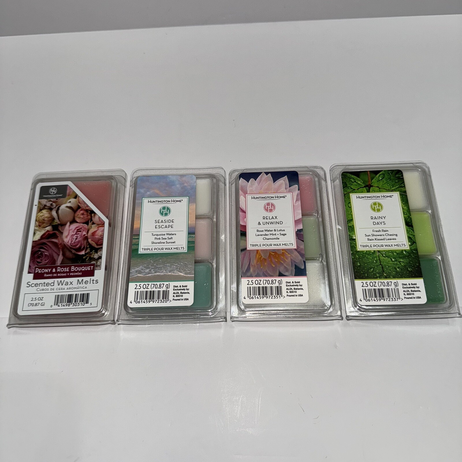 Set Of 4 Pack Wax Melts Fall, Spring & Summer Scented Smell Cubes For Warmer gallery
