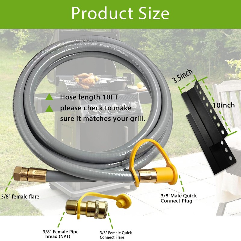 Blackstone Natural Gas Conversion Kit 28 30 36 Inch Griddle Propane to Natural G gallery