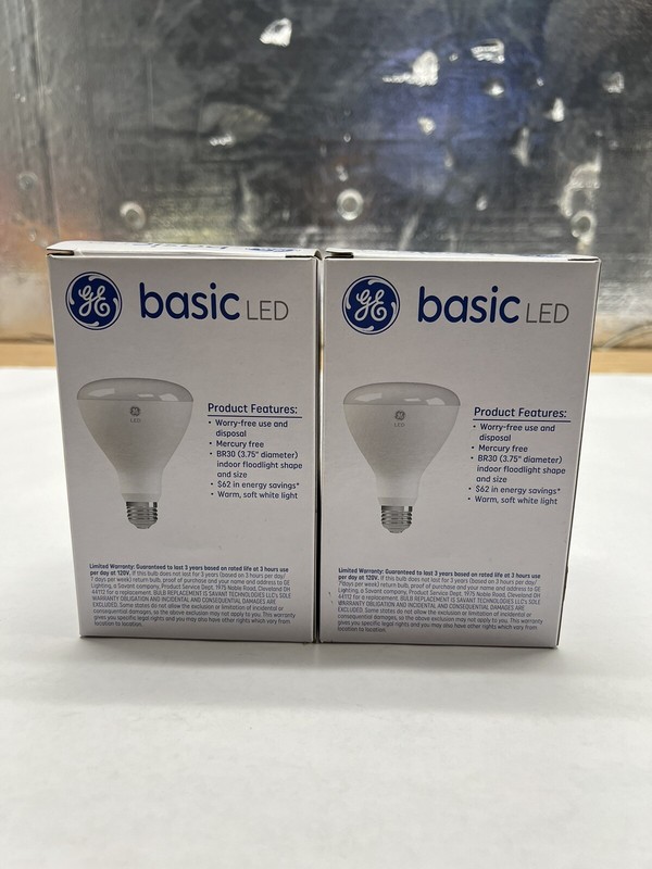 GE 65W Basic LED Indoor Floodlight BR30 Medium Soft Whit 650 L Dimmable 2-PACK gallery