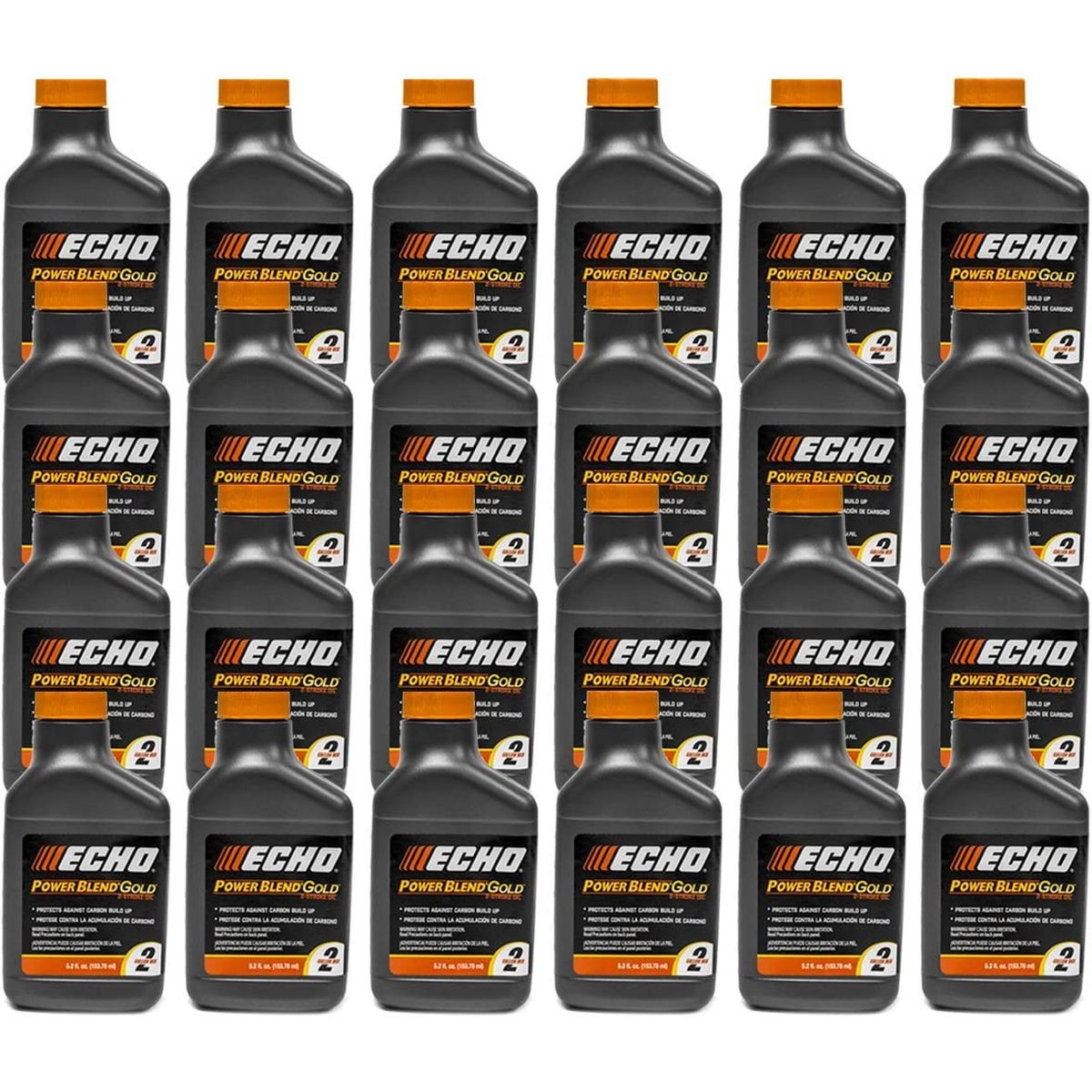 Echo 24 Pack PowerBlend 2-Stroke Engine Oil 5.2 oz Bottle 50:1 Mix 6450002S-24PK gallery