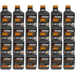 Echo 24 Pack PowerBlend 2-Stroke Engine Oil 5.2 oz Bottle 50:1 Mix 6450002S-24PK