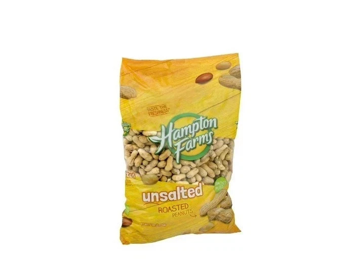2 PACK Hampton Farms Unsalted In-Shell Peanuts 10 lbs. TOTAL - FAST SHIPPING gallery