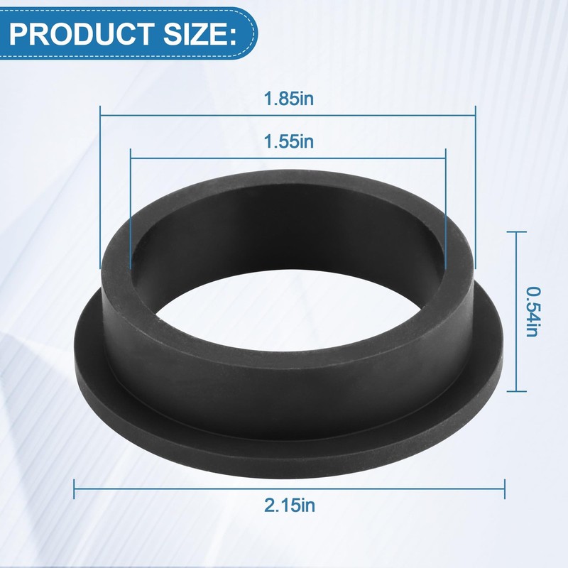 11228 L-Shape O-Ring Gasket Replacement for Intex Sand Filter Pumps Black gallery