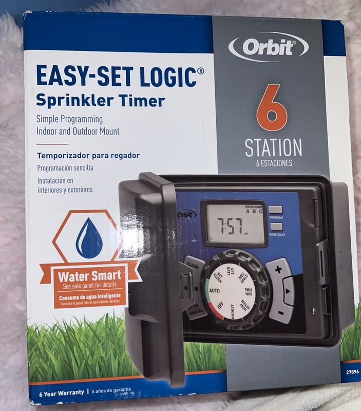 ORBIT Easy Set Logic Indoor Outdoor 6 Station Retail Packaging Plug And Go - NEW gallery