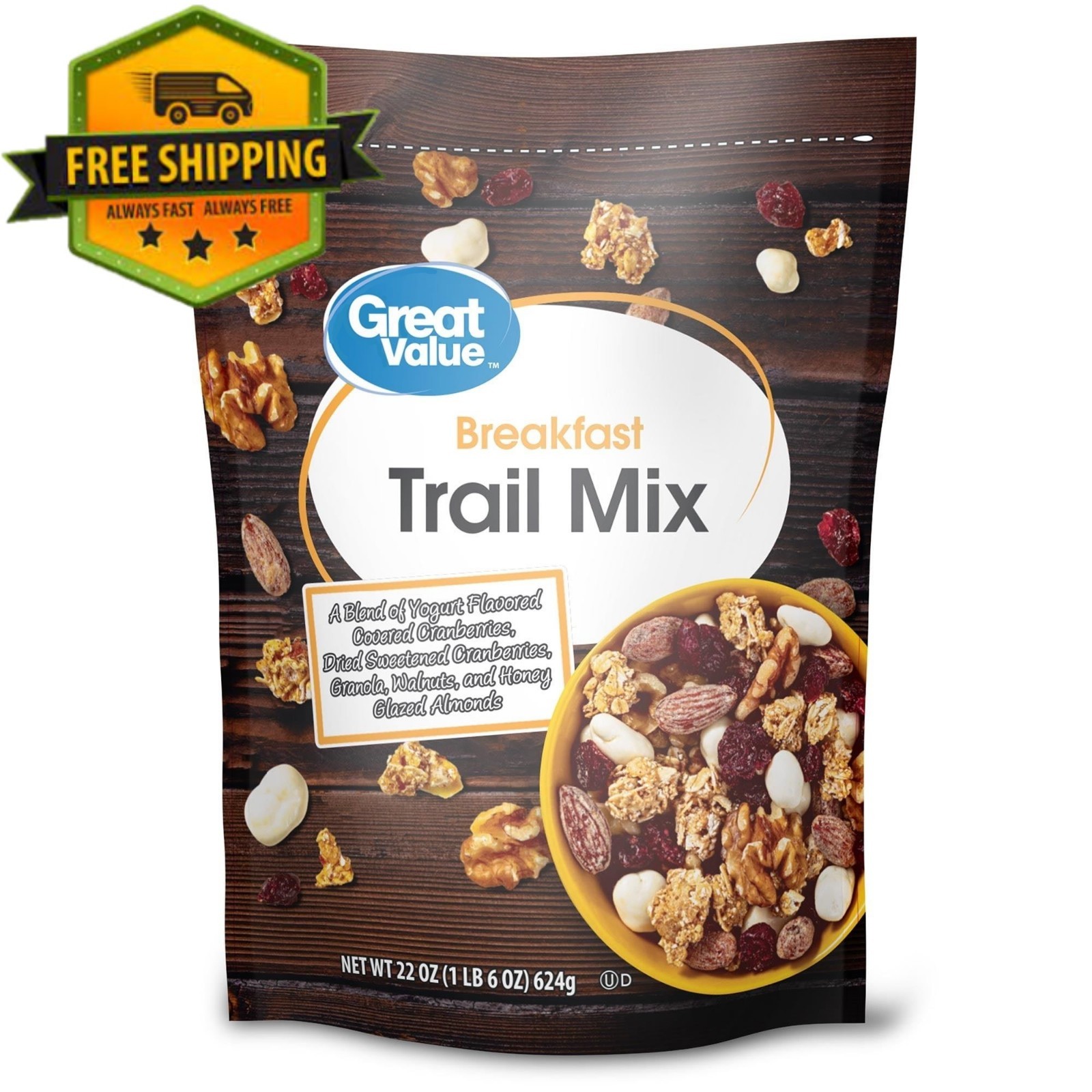 Great Value Breakfast Blend Trail Mix – 22 oz Pack gallery