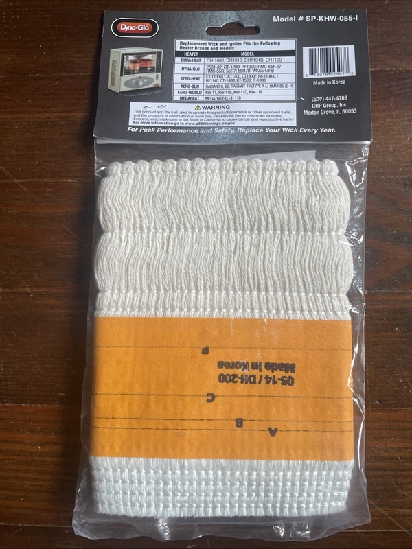 Dyna-Glo Heater Replacement Wick W/Ignitor SPKHW0561 NEW IN PACKAGE DH200 gallery